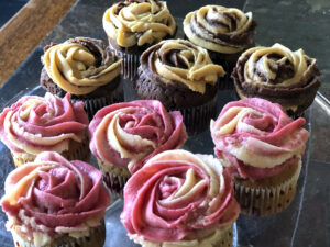 Muffins framboises et chocolat