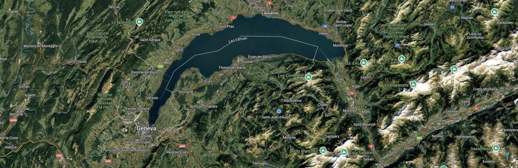Ski Location Map